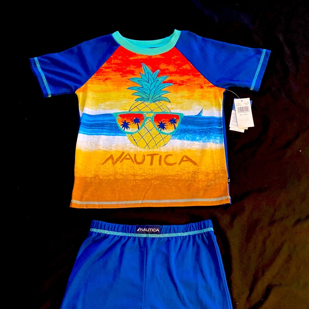 Nautica sleeper outfit kids.